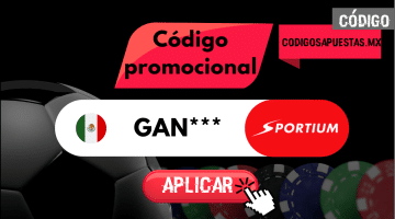 Código promocional Sportium Bet: 100% de tu primer depósito hasta $5,000 + 250 giros gratis en 2026