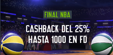 Cashback semanal del 25%