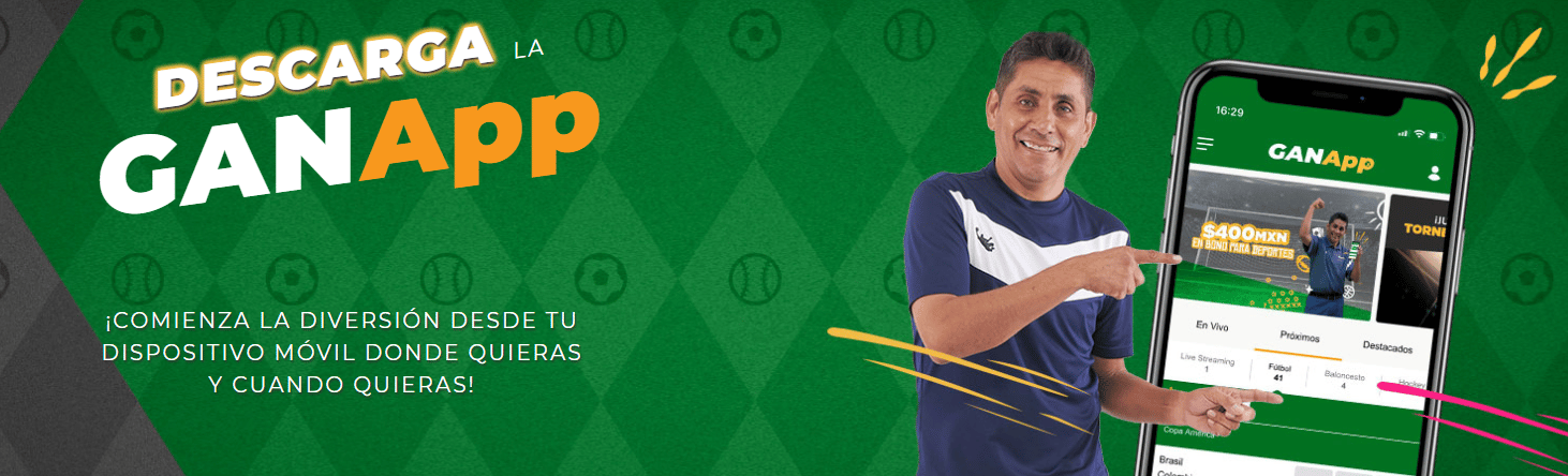 Aplicación móvil Ganabet gana