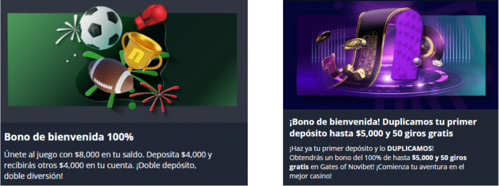 codigos promocionales novibet